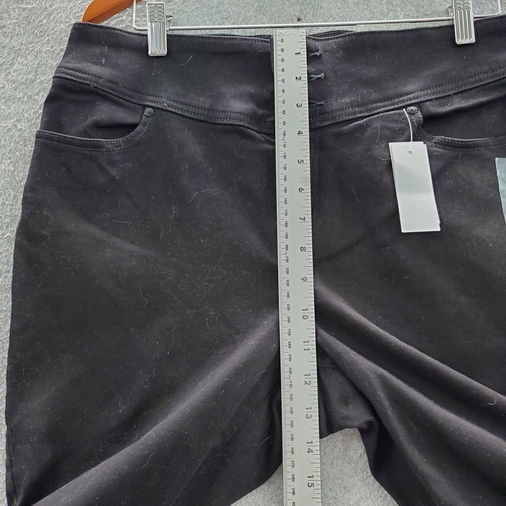 Lane Bryant Women Jeans 14 Black Denim Jegging High-Rise 28" NWT - Picture 8 of 13